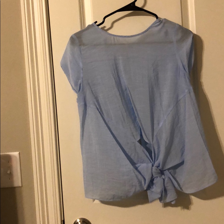 Zip Back Blouse